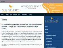 Tablet Screenshot of farblaw.com